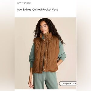 NWT Loft Lou & Grey Quilted Vest